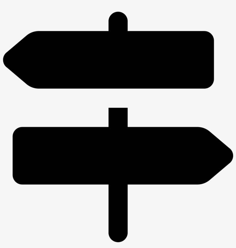 Signpost Tourist Icon - Cross, transparent png #7920584