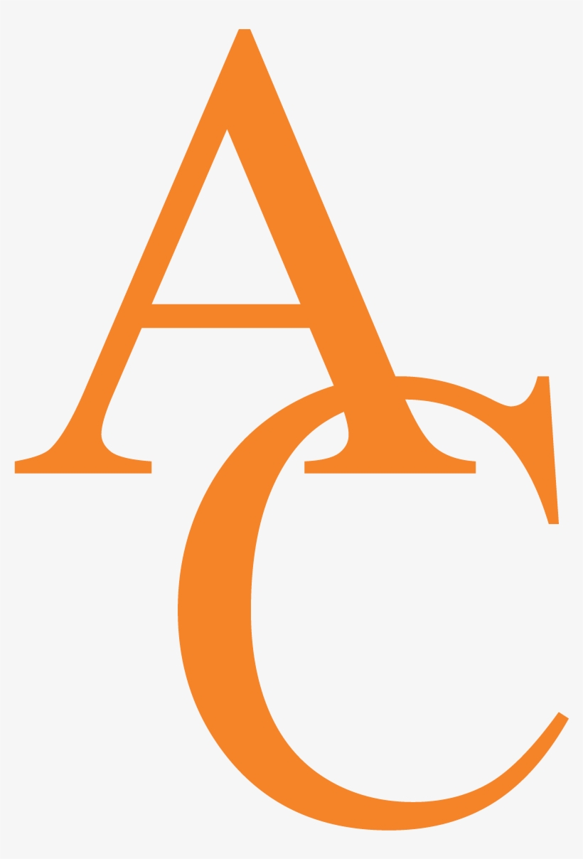 Ac Monogram In Orange - Angelina College, transparent png #7920623