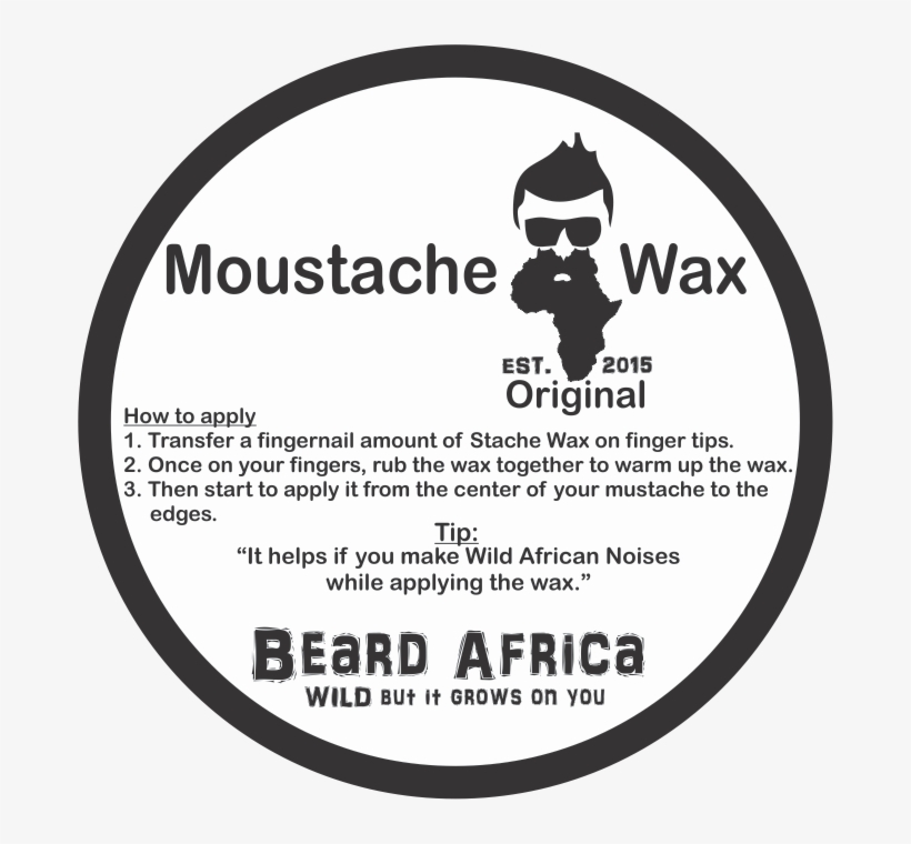Beard Africa Moustache Wax 50ml - Belle Comme Tout, transparent png #7920901