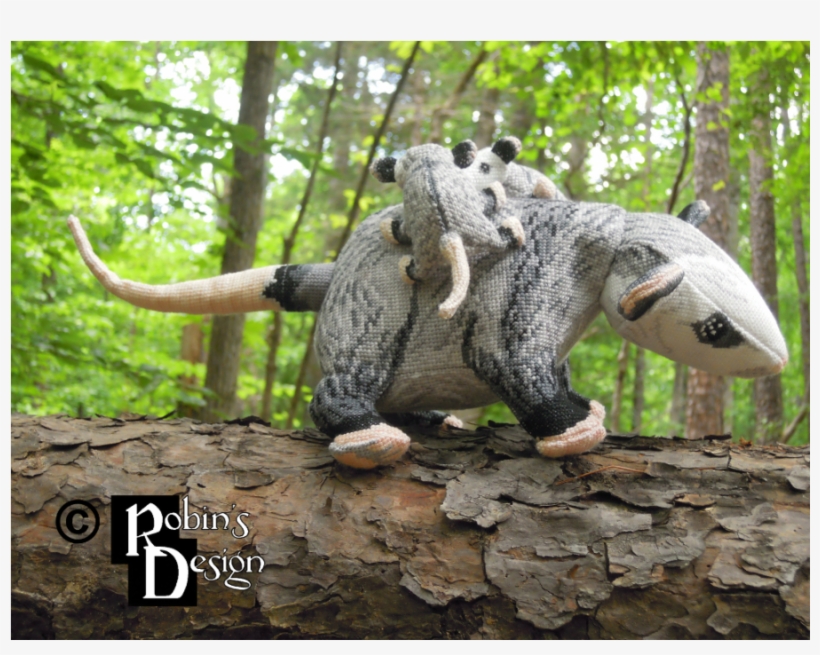 Virginia Opossum Family Dolls 3d Cross Stitch Animals - Punxsutawney Phil, transparent png #7920970