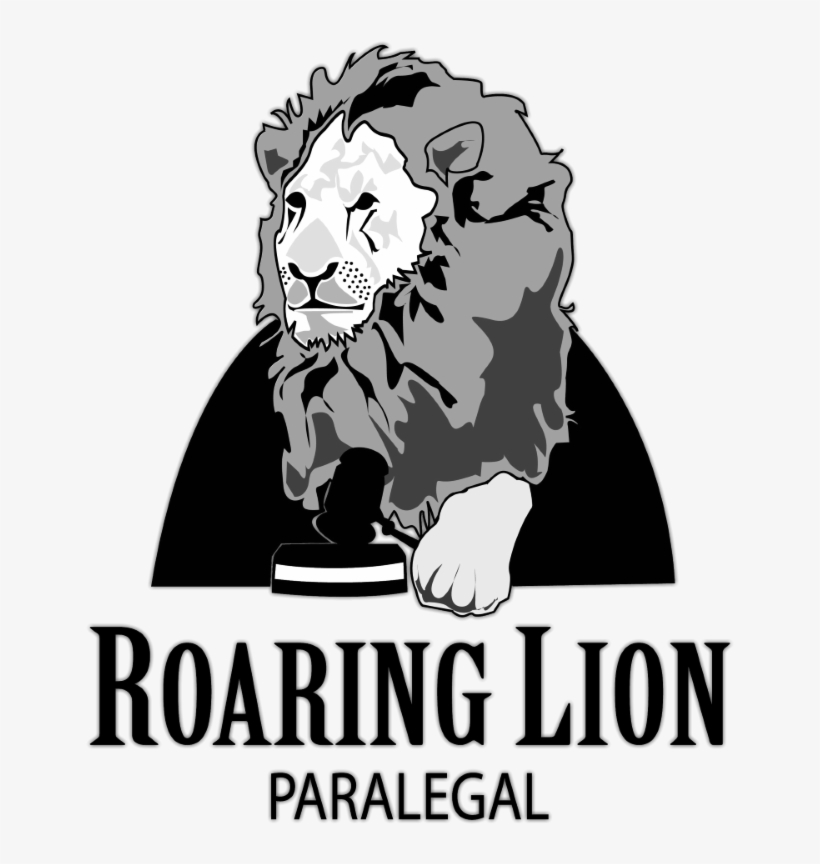Roaring Lion Paralegal - Poster, transparent png #7921044