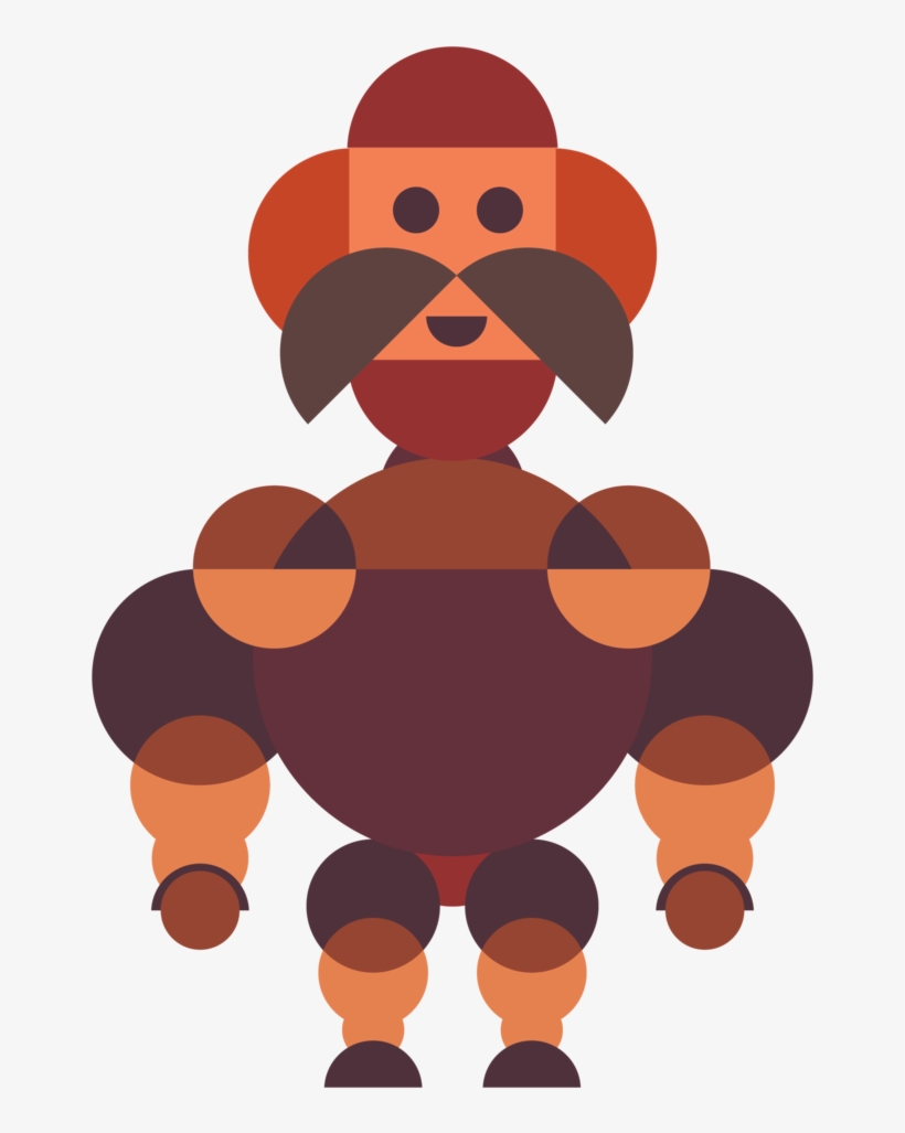 Strong Man Men's Printed Vest - Illustration, transparent png #7921621