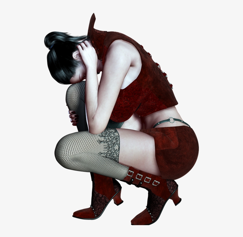 Sad Girl Png - Sad Girl Hd Png, transparent png #7921623
