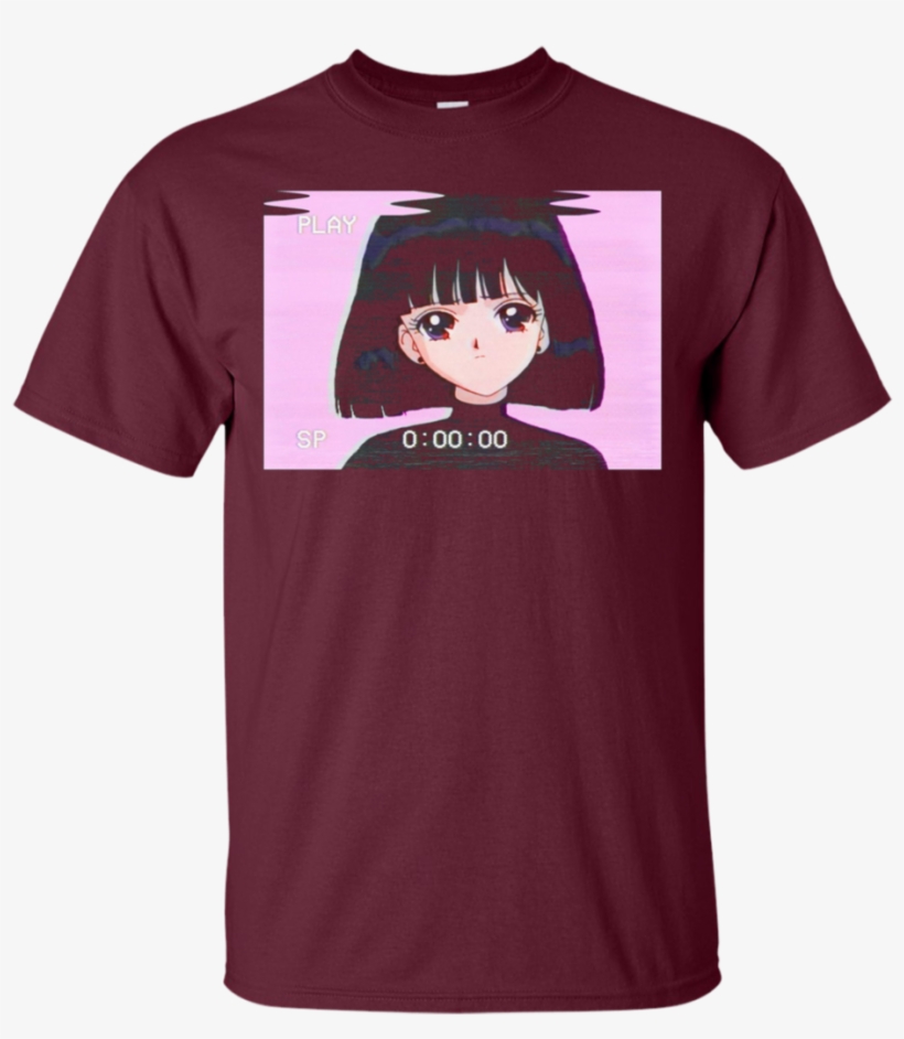 Sad Girl Retro Japanese Anime Vaporwave Apparel - Orange Shirt Day Quotes, transparent png #7922157