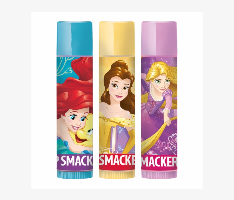 Disney Princess Trio - Lip Smackers, transparent png #7922331