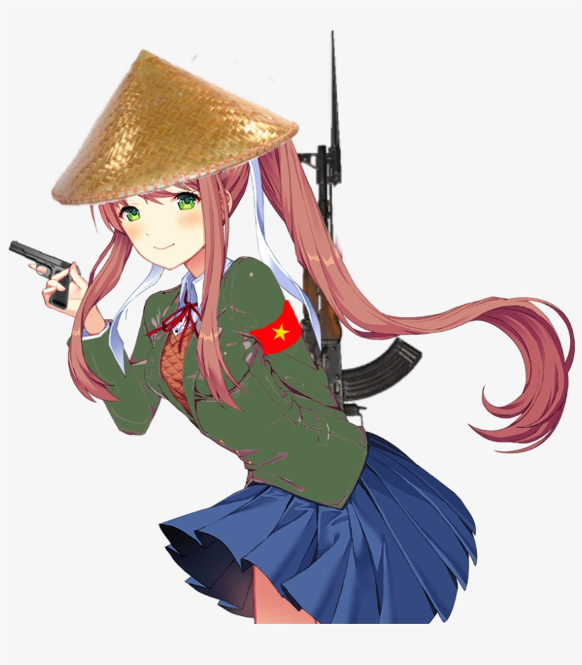 Link - - Ddlc Monika Sprite, transparent png #7922513