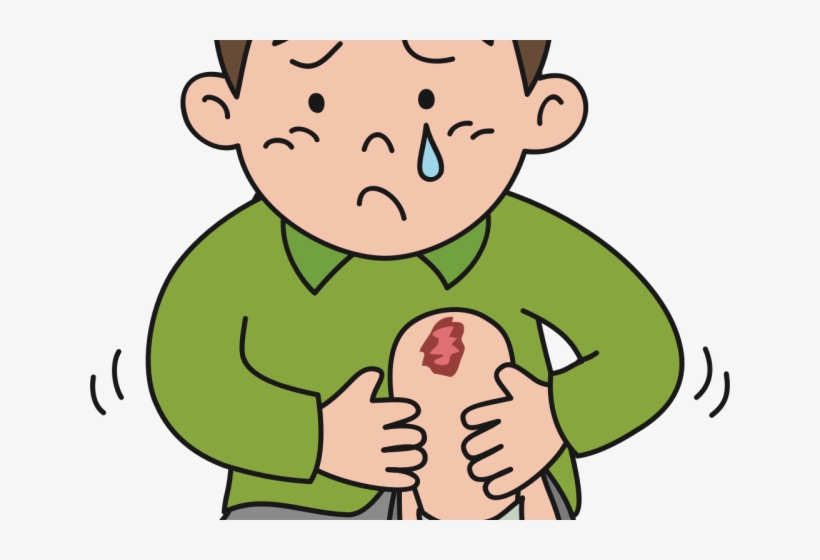 Knee Injury Cliparts - Injury Kid Png, transparent png #7922872