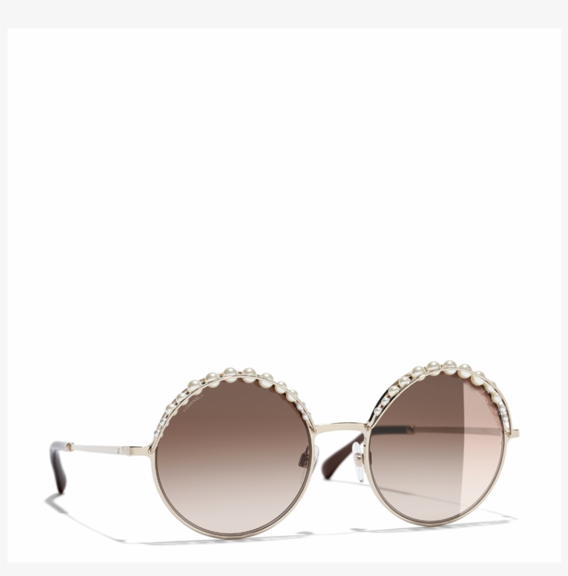 Oculos Redondos - Chanel Pearl Sunglasses 2018, transparent png #7923055