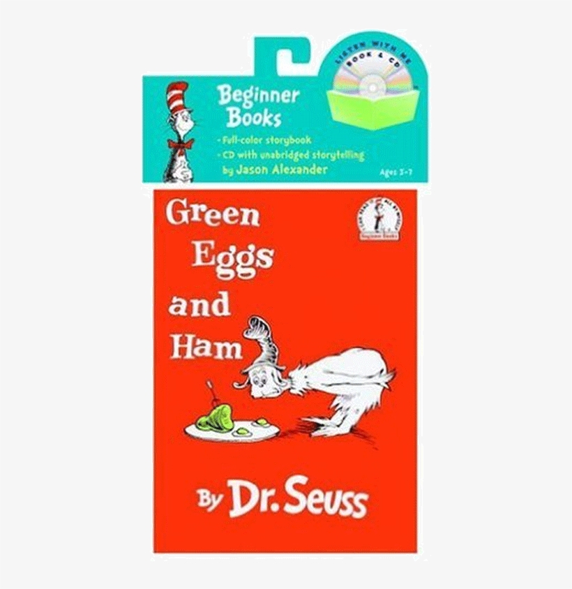 Seuss Green Eggs Ham 苏斯博士绿色鸡蛋和火腿 英文儿童绘本适合3-6岁 - Green Eggs And Ham, transparent png #7923582