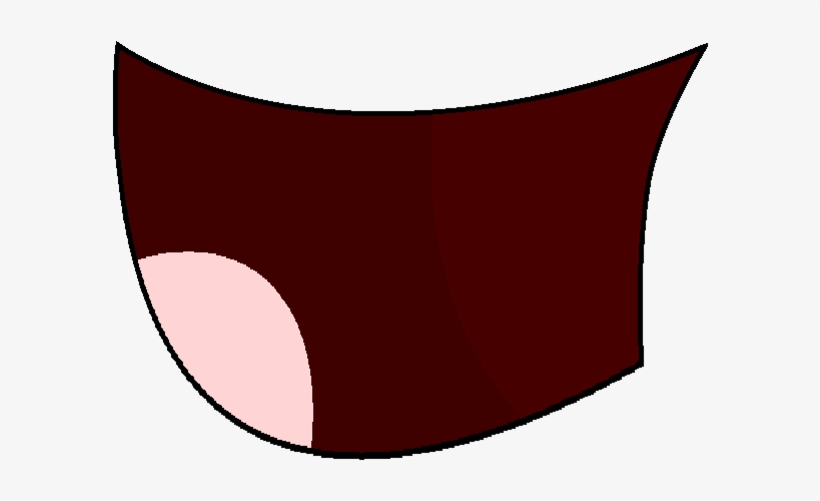 Open Mouth 3 Shaded - Bfdi Mouth Open, HD Png Download , Transparent Png  Image - PNGitem