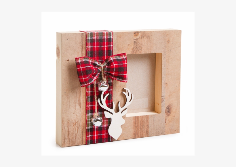 Faux Wood Frame - Plaid, transparent png #7924442