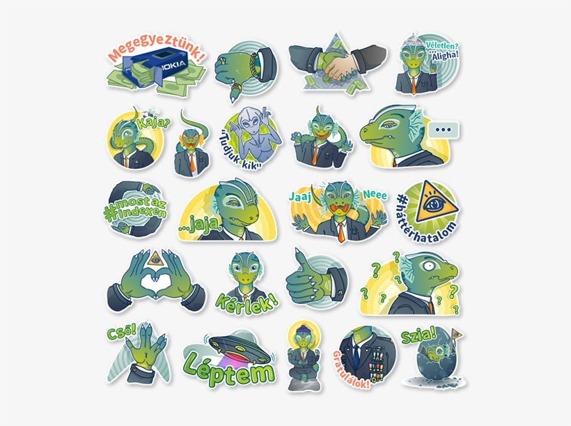 Viber Lizardman Stickers Pack, transparent png #7924533
