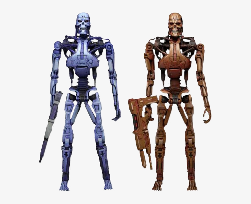 Robocop Vs The Terminator - Neca Terminator Endoskeleton 2 Pack, transparent png #7924585