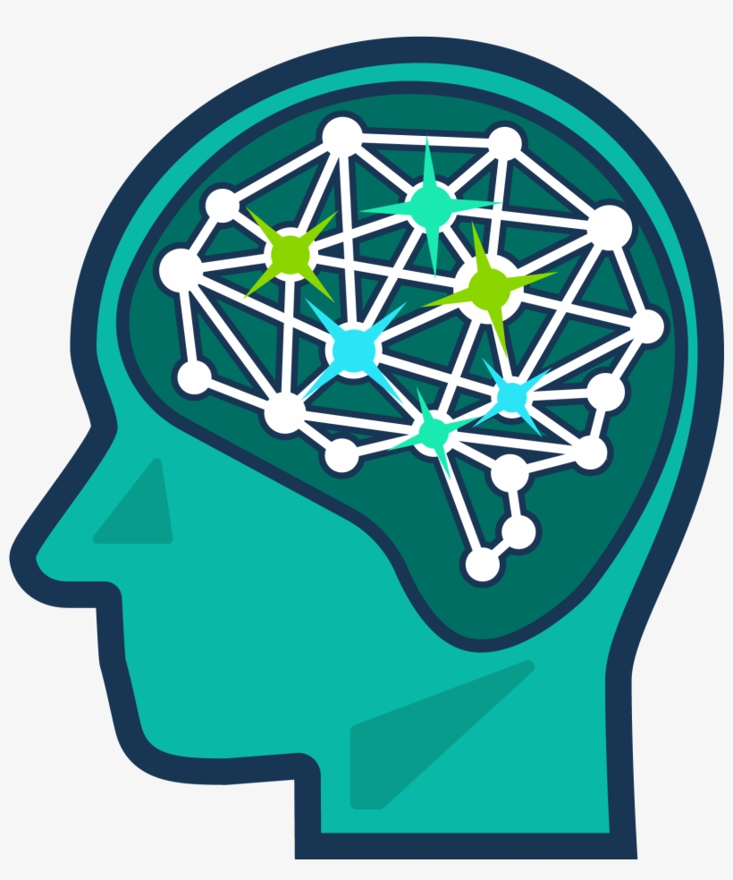 A Head Showing The Synapses In Someone's Brain Firing - Ai Icon Artificial Intelligence, transparent png #7925531