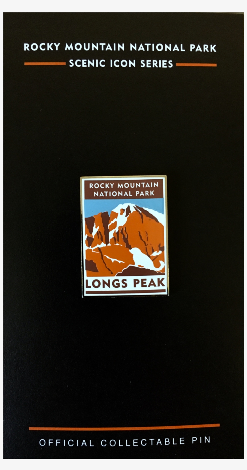Rmnp Longs Peak Pin - Book, transparent png #7925830