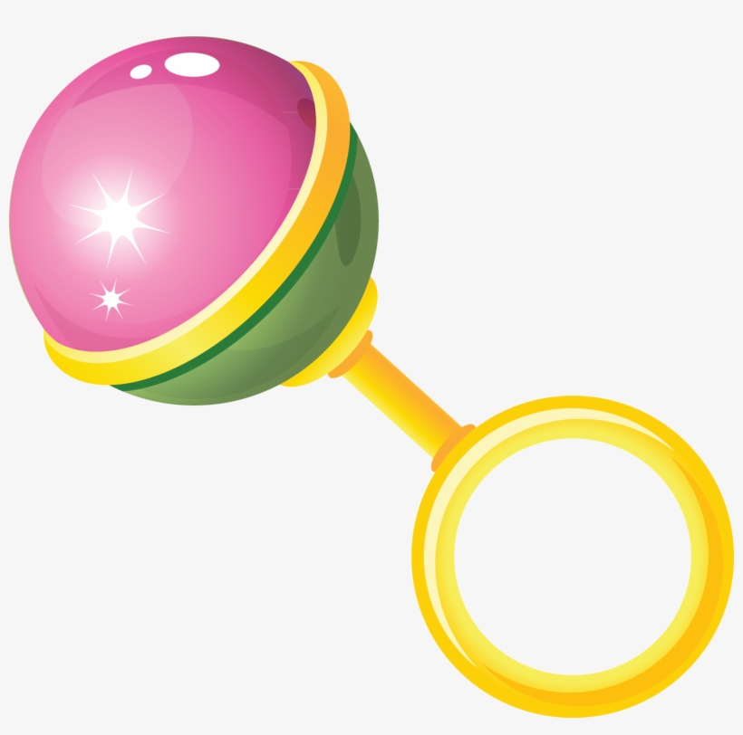 Toy Baby Rattle Clip Art - Погремушка Вектор Пнг, transparent png #7925879