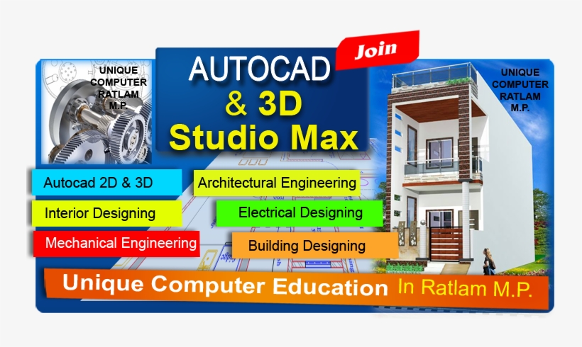 Unique Computer Education Offering Highly Proficient - Autocad Classes Advertising, transparent png #7927283