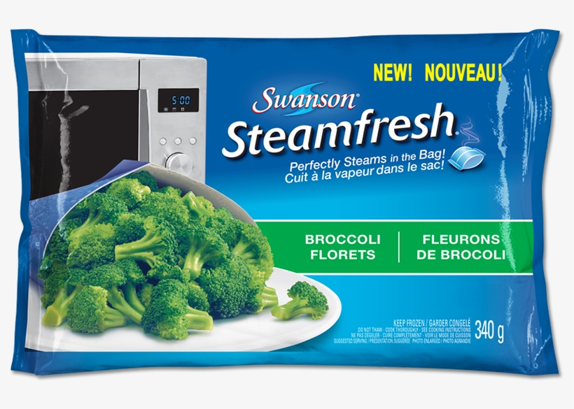 These Delicious Broccoli Florets Steam Perfectly In - Steamed Broccoli In Bag, transparent png #7928012