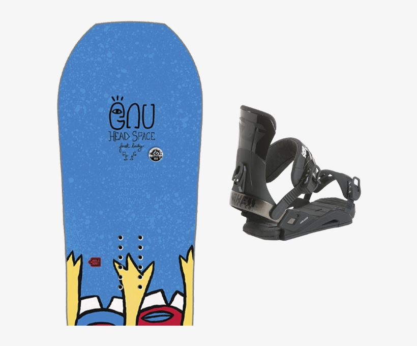 Gnu Asym Fb Head Space C3 2018 Drake Super Sport Black - Snowboard Bindings, transparent png #7928540