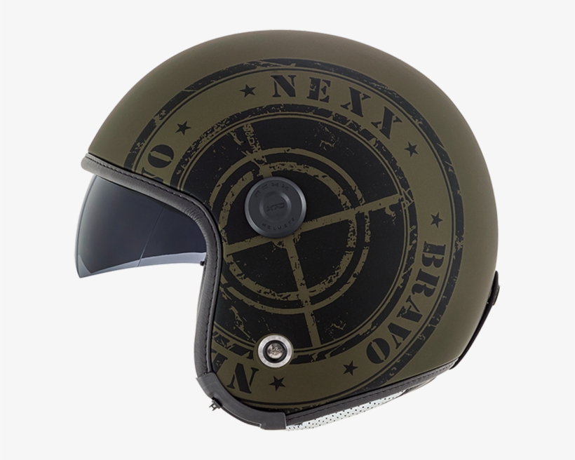 Nexx X70 Bravo Military Green Motorcycle Helmet Nexx-helmets - Nexx, transparent png #7928577