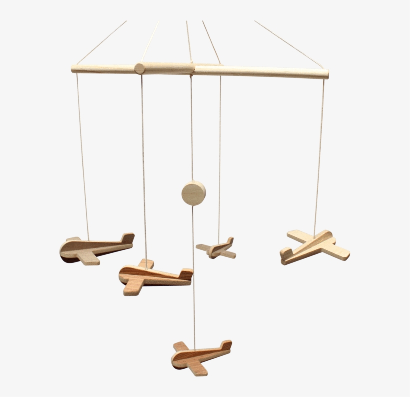 Bloo Aviones Decorativos De Madera - Movil De Madera Para Bebe, transparent png #7928750