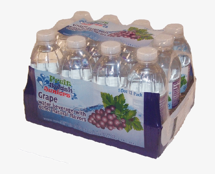 Fruit Splash Junior Grape Flavored Water - Seedless Fruit, transparent png #7929627