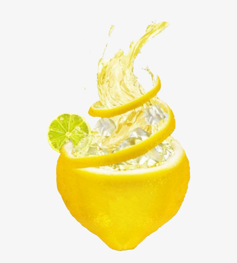 Mq Lemon Sliced Fruit Fruits Splash - Daiquiri, transparent png #7930051