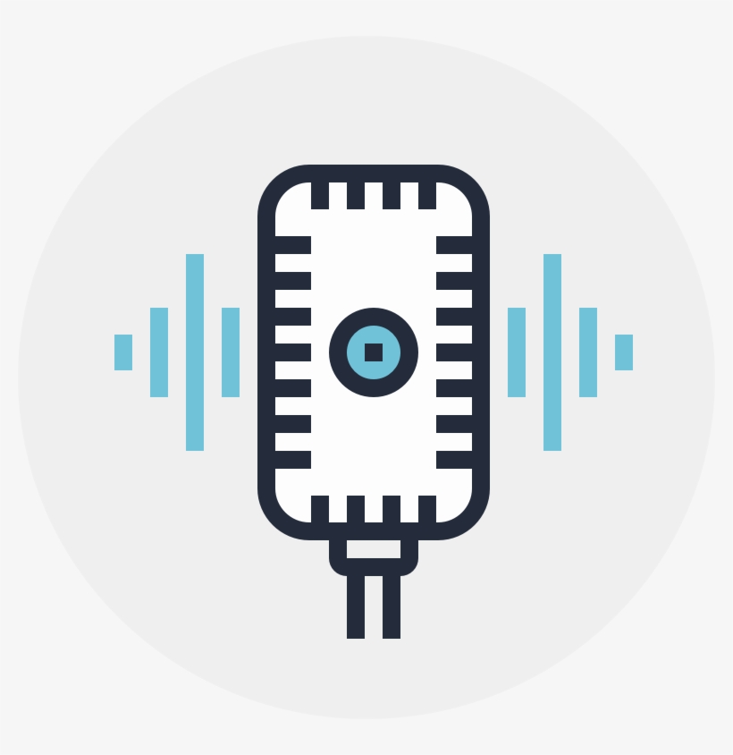 Microphone - Circle, transparent png #7930298