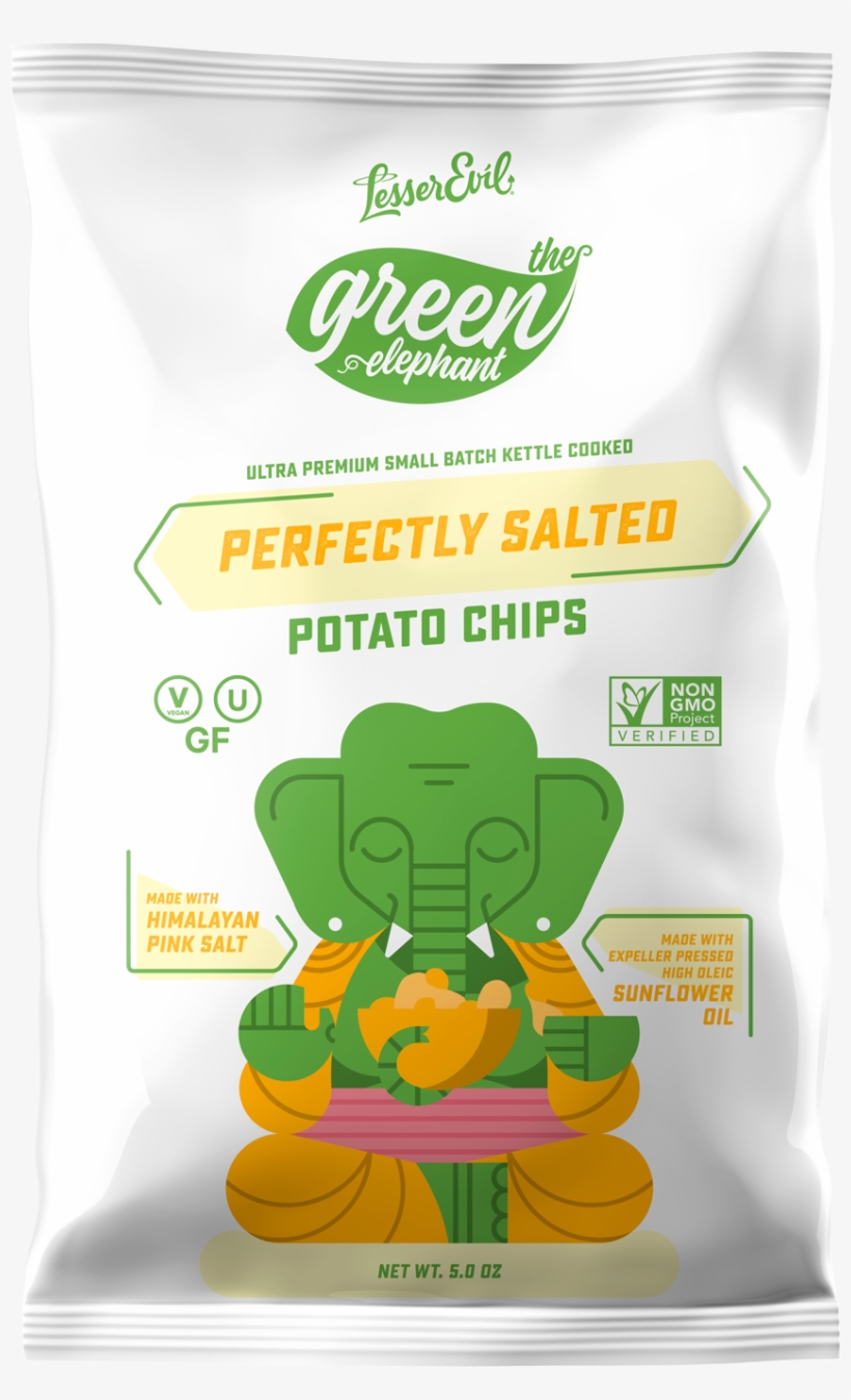 Potato Chips - Green Elephant Potato Chips, transparent png #7930518
