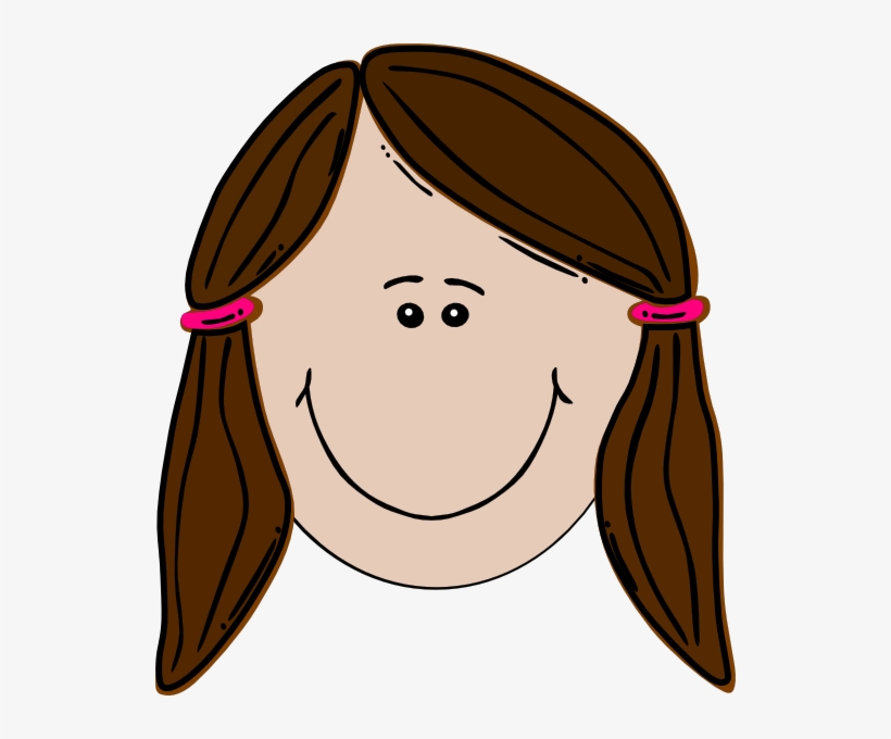 Brunette Teenager Pinky Svg Clip Arts 534 X 600 Px, transparent png #7930519