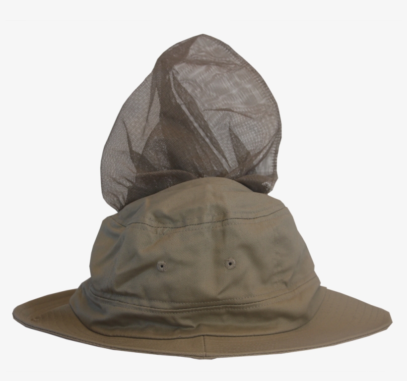 Bughat Traditional Boonie Khaki Net Out - Hat With Attached Netting, transparent png #7930920