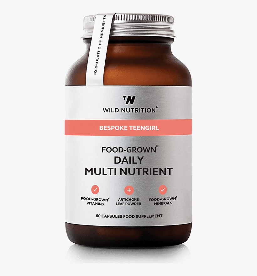 Teengirl Food-grown® Daily Multi Nutrient - Wild Nutrition Probiotic, transparent png #7931157