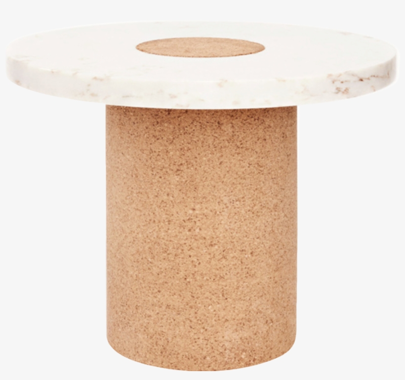 Frama Sintra Table White Marble Cork Large - End Table, transparent png #7931195