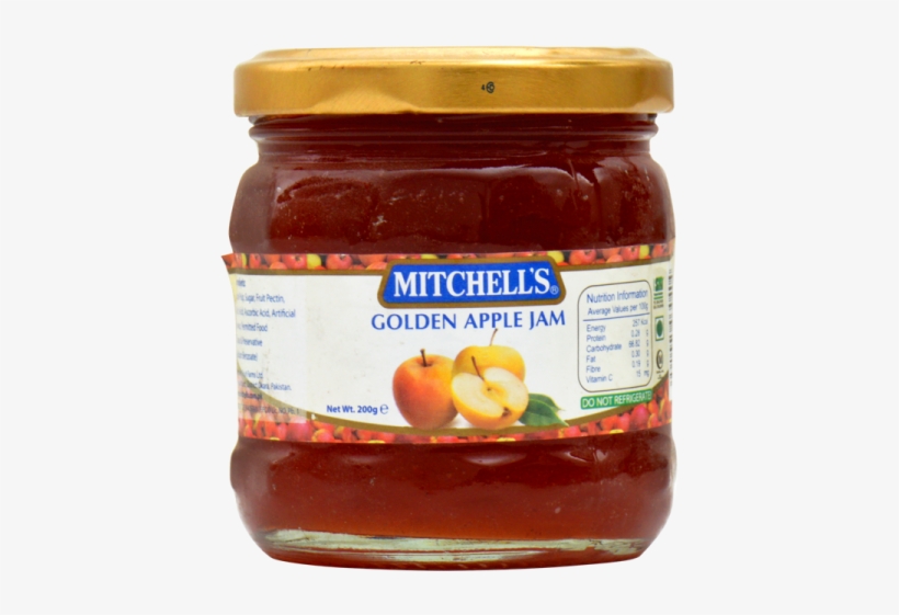 Mitchell's Golden Apple Jam 200g - Chutney, transparent png #7931432
