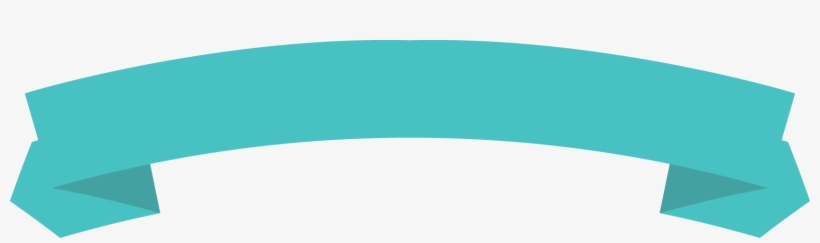Green Blue Up Arc Ribbon Banner With Fold Out Wedge - Circle, transparent png #7931950