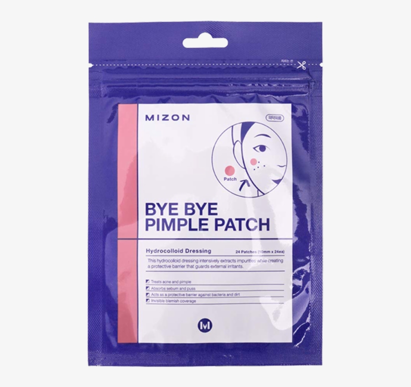 Bye Bye Pimple Patches - Mizon Bye Bye Pimple Patch, transparent png #7933397