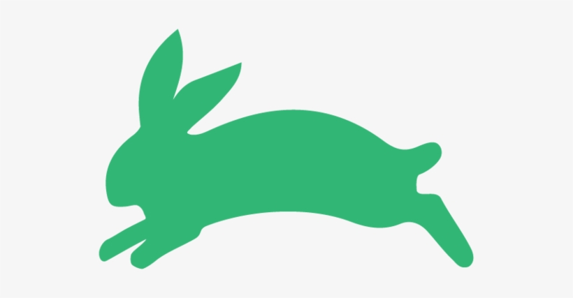 Illustrations Rabbits Copy Green - Rabbit, transparent png #7933467