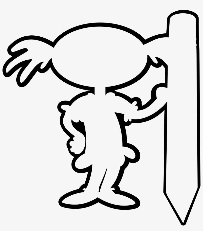 Big Image - Pencil Clip Art Outline, transparent png #7934102
