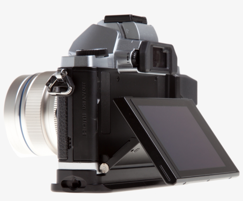 Plate For Om D E M5 - Single-lens Reflex Camera, transparent png #7934131
