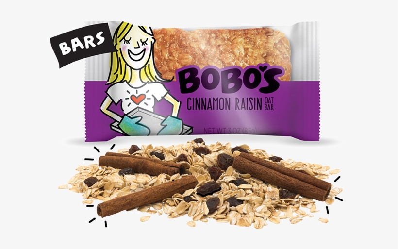 Cinnamon Raisin Oat Bar - Bobos Chocolate Chip Oat Bar, transparent png #7934132