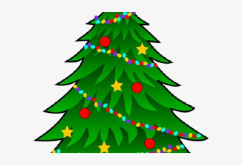 Bulb Clipart Christmas Tree Light - Tree Christmas Clip Art, transparent png #7934277