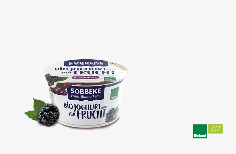 Organic Yoghurt Mild Upon Blackberry 3,8 % Fat In Milk - Söbbeke Joghurt, transparent png #7934505