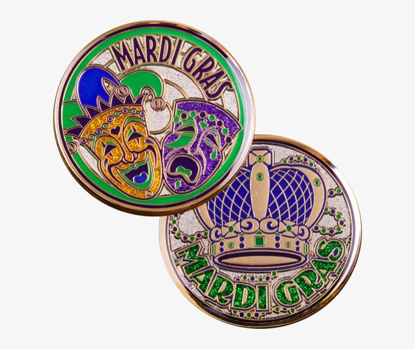 Mardi Gras Coin-0 - Emblem, transparent png #7934511