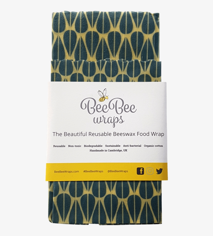 Bee Bee Reusable Food Wraps Green - Construction Paper, transparent png #7934554