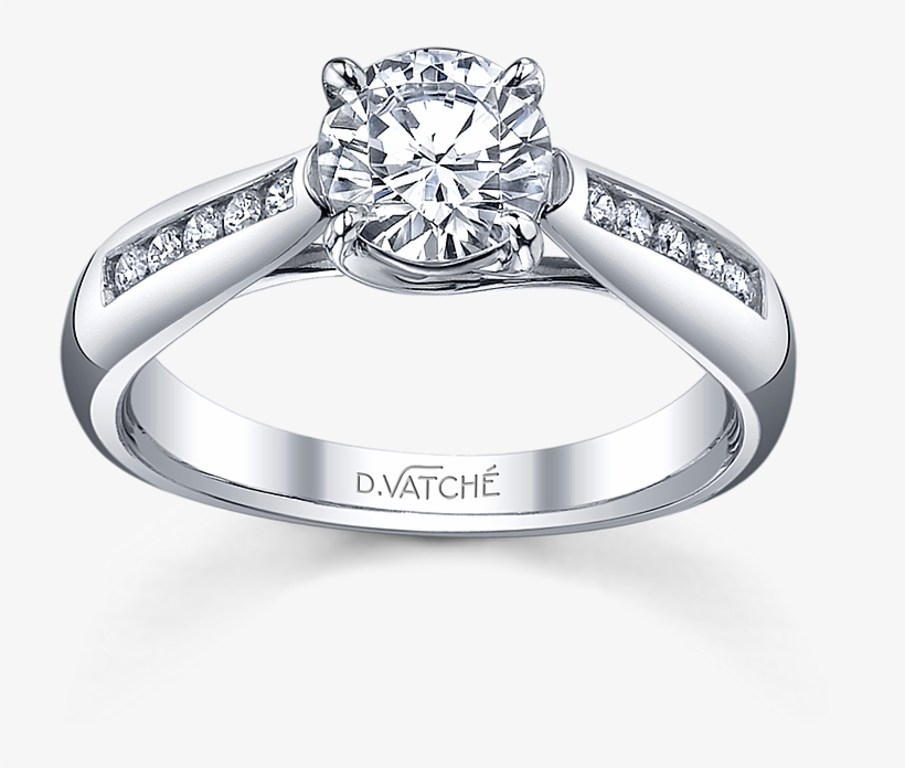 106 Face Up M - Diseño De Anillo De Compromiso, transparent png #7935091