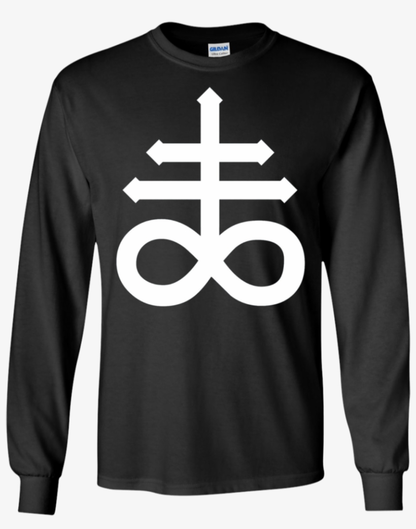Satanic Cross Crux Satanus Apparel - Sarcasm Science Shirt, transparent png #7935098
