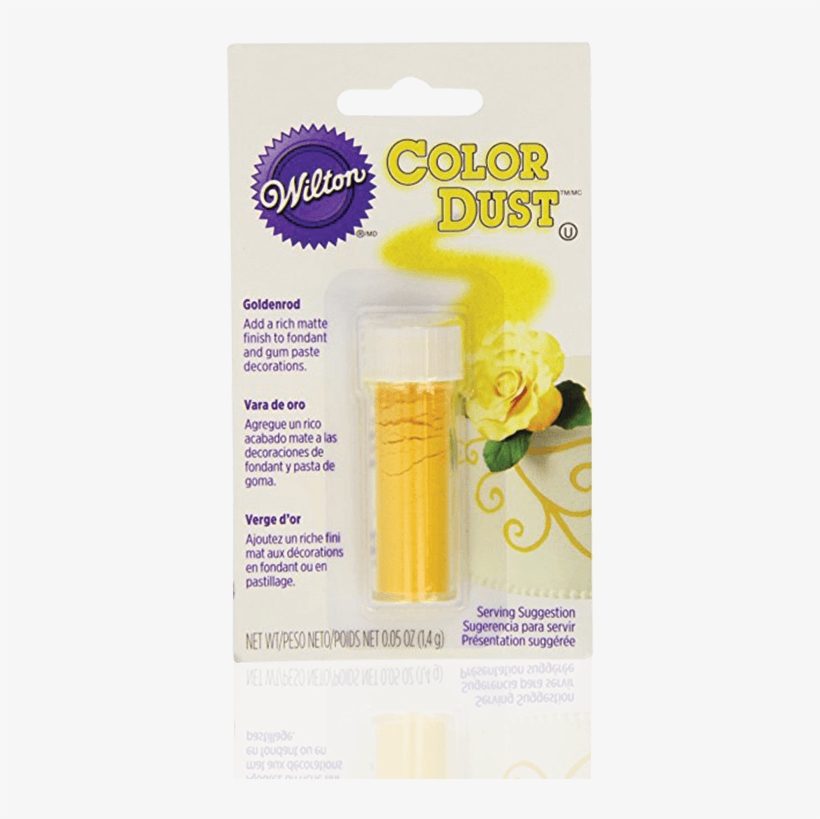 Wilton Goldenrod Color Dust - Cosmetics, transparent png #7935100