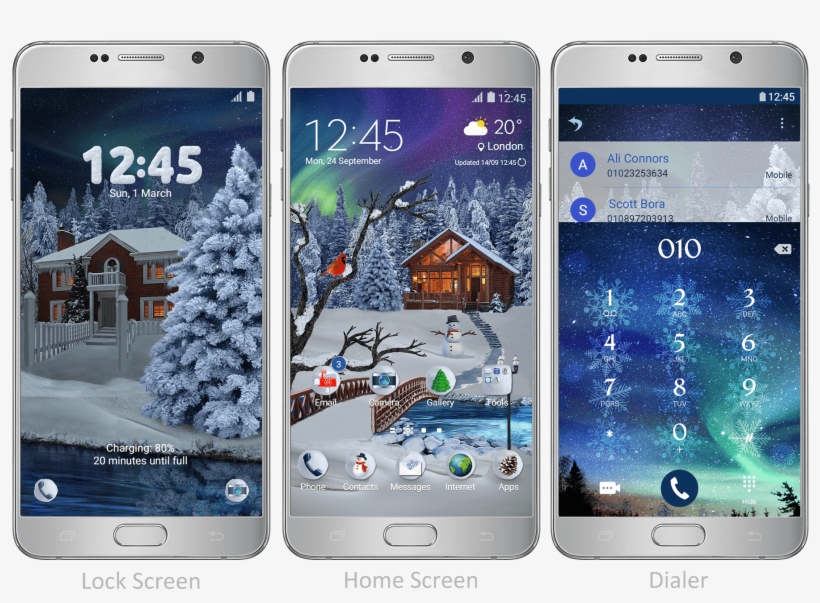 Let It Snow All Winter - Steampunk Phone Theme, transparent png #7935879