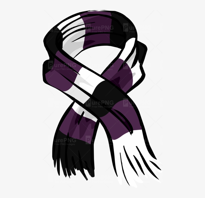 Scarf Clipart Transparent Background - Scarf Club Penguin, transparent png #7937070