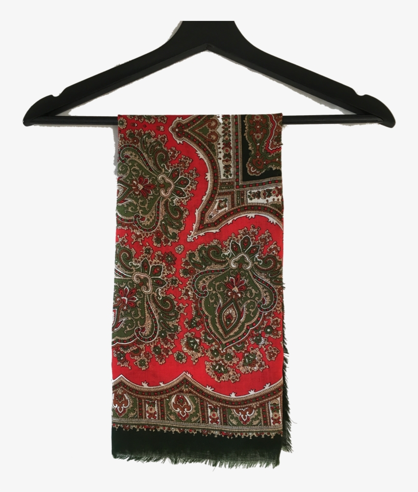 Scarf Cashmere Bycatch - Clothes Hanger, transparent png #7938264